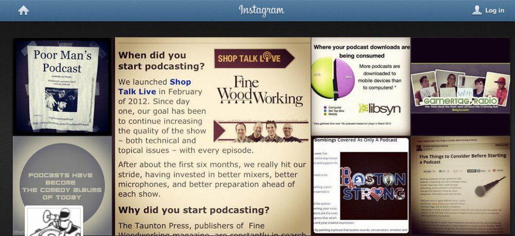 follow the top podcast host on instagram